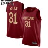 Dres Cleveland Cavaliers Jarrett Allen 31 Nike 2022-23 Icon Edition Maroon Swingman - Dječji